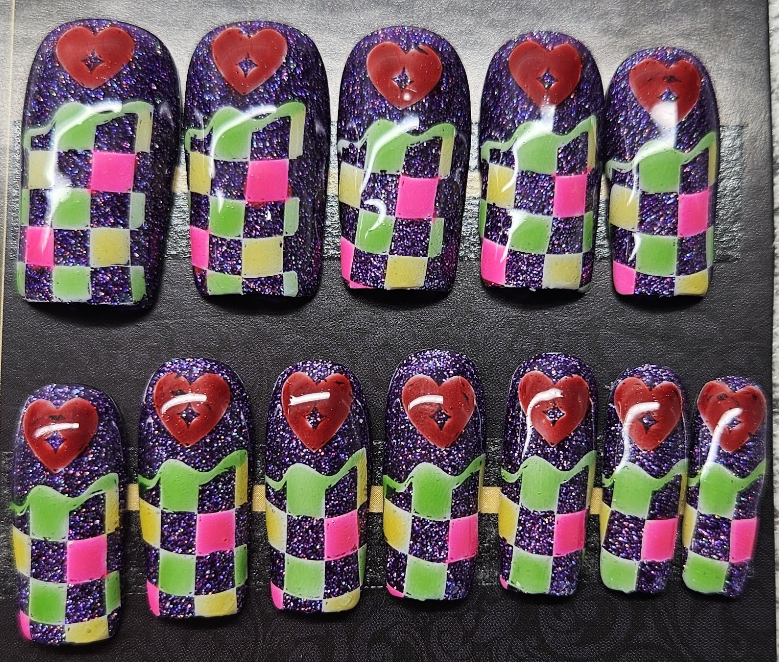 Neon Heart Check